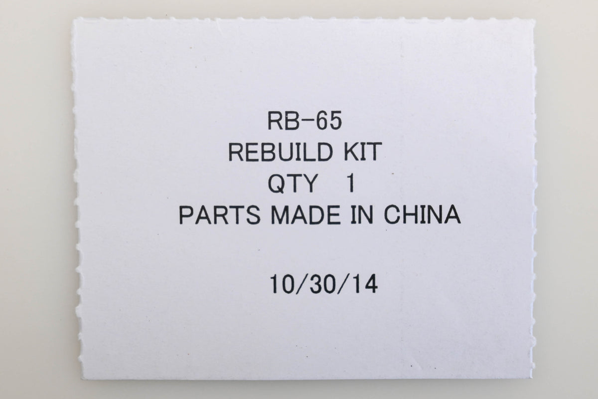 Zama RB-65 Carburetor Repair Kit NOS
