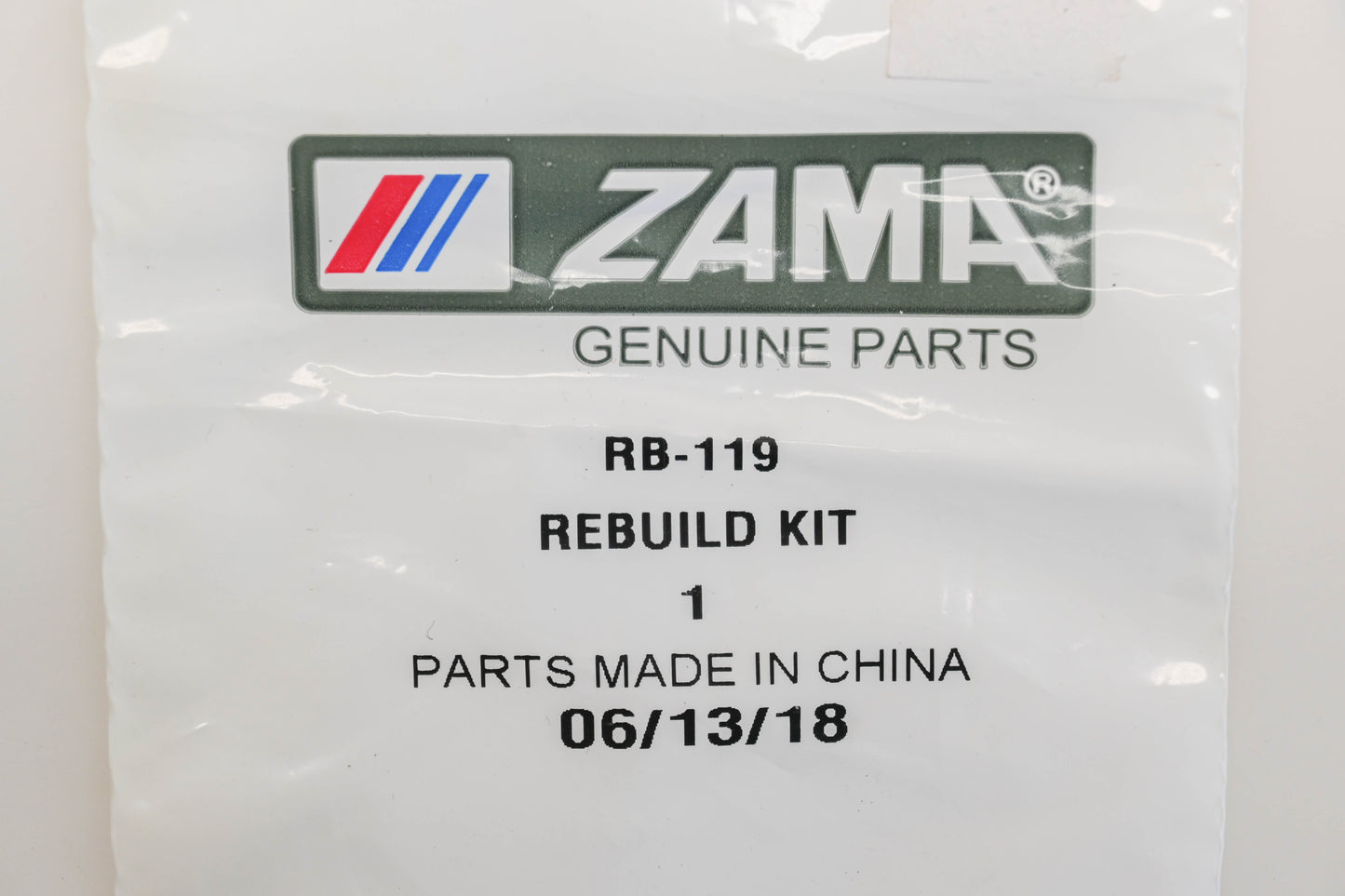 Zama RB-119 Carburetor Repair Kit NOS