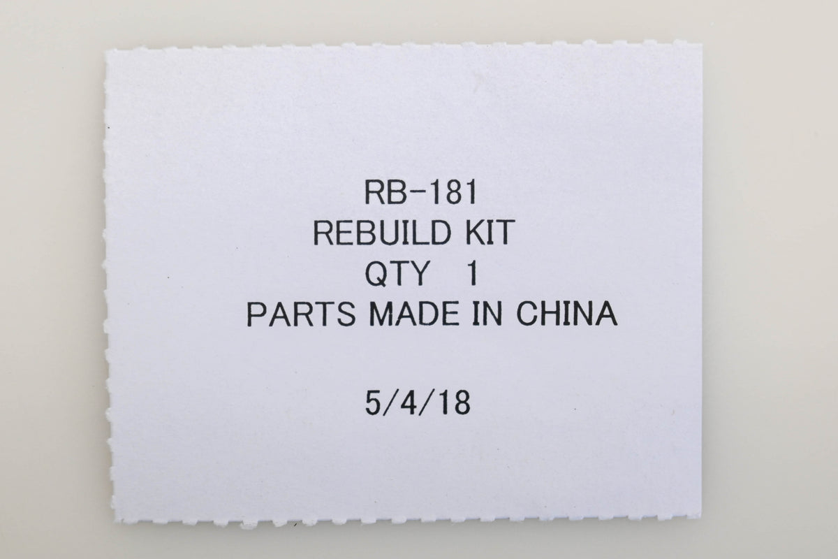 Zama RB-181 Carburetor Repair Kit NOS