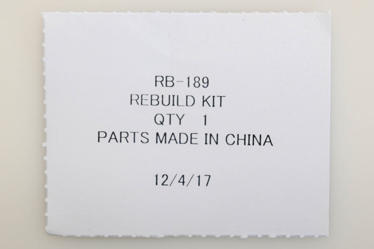 Zama RB-189 Carburetor Repair Kit NOS