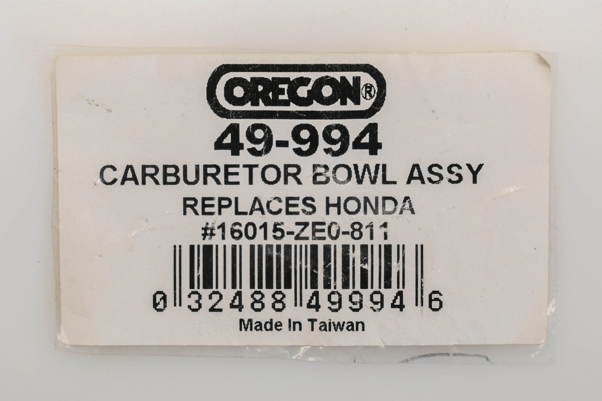 Oregon 49-994, 16015-ZE0-811 Carburetor Bowl Kit NOS