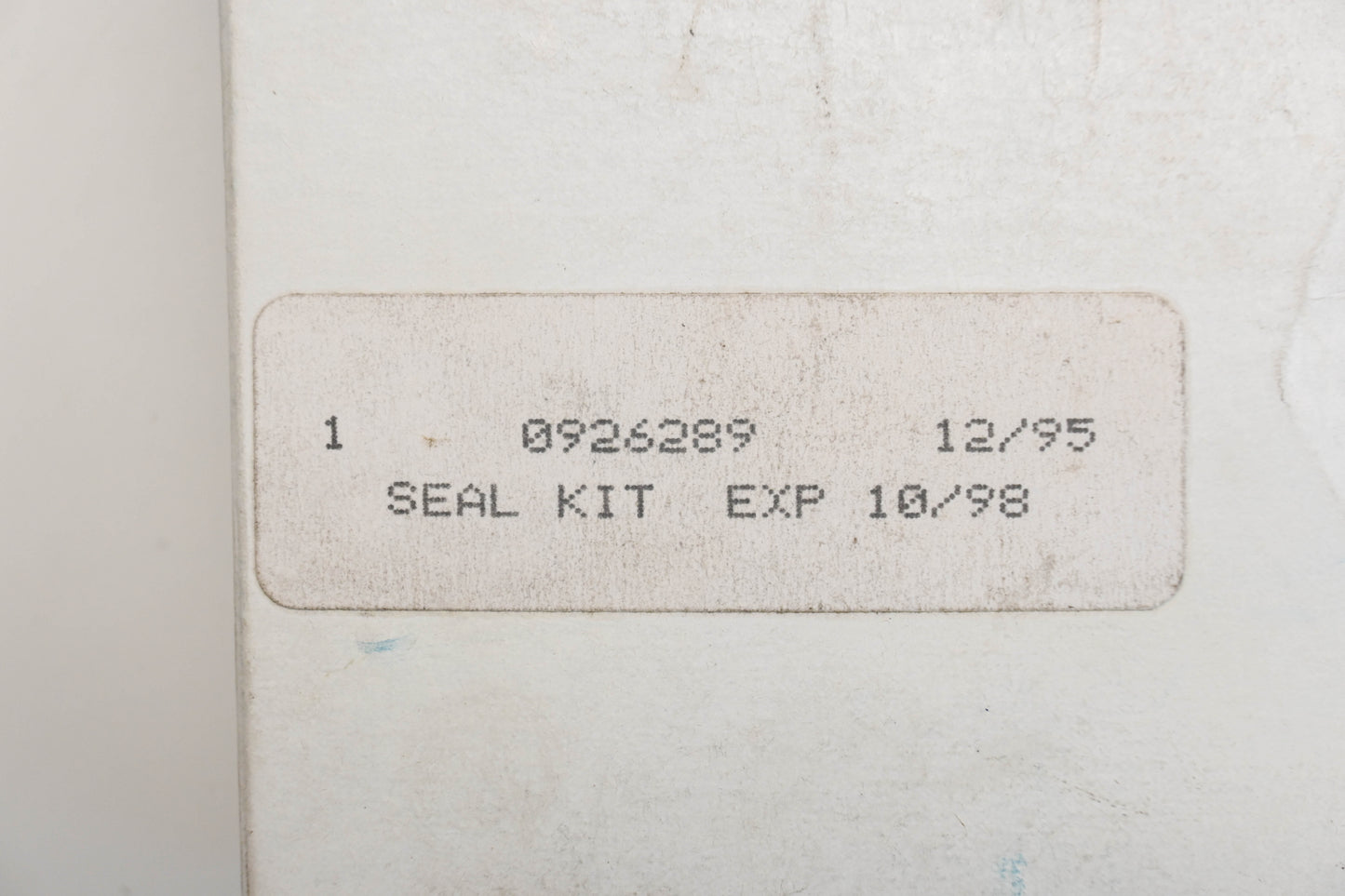 Caterpillar 0926289, 092-6289 Spool Seal Kit NOS