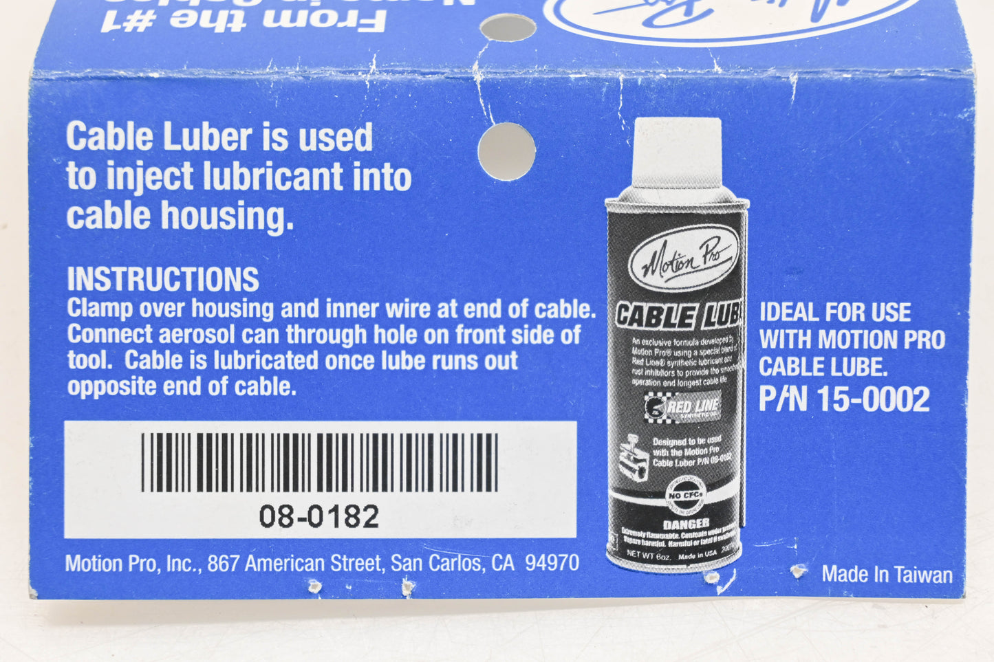 Motion Pro 08-0182 Cable Luber NOS