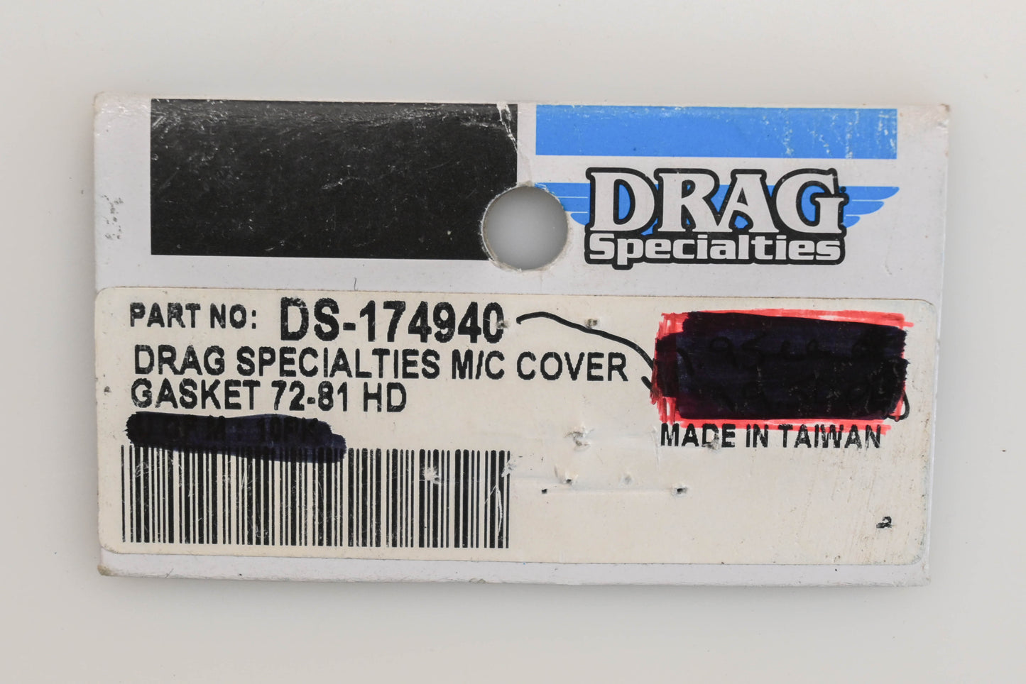 Drag Specialties DS-174940 Master Cylinder Cover Gaskets Qty 7 NOS