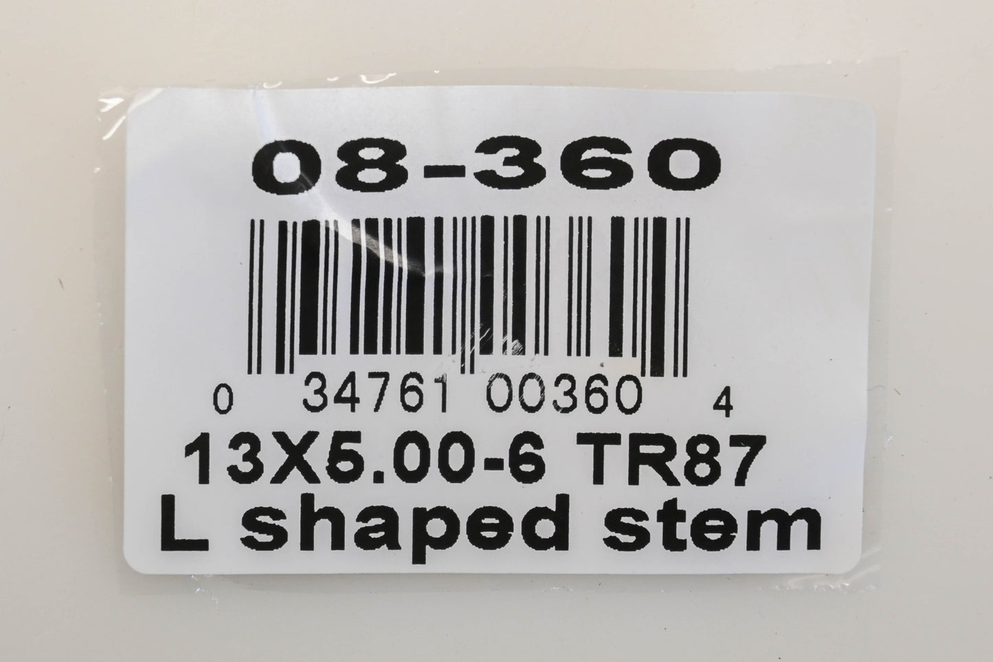 Rotary 08-360 13x5.00-6 TR87 L Shaped Stem Tube NOS
