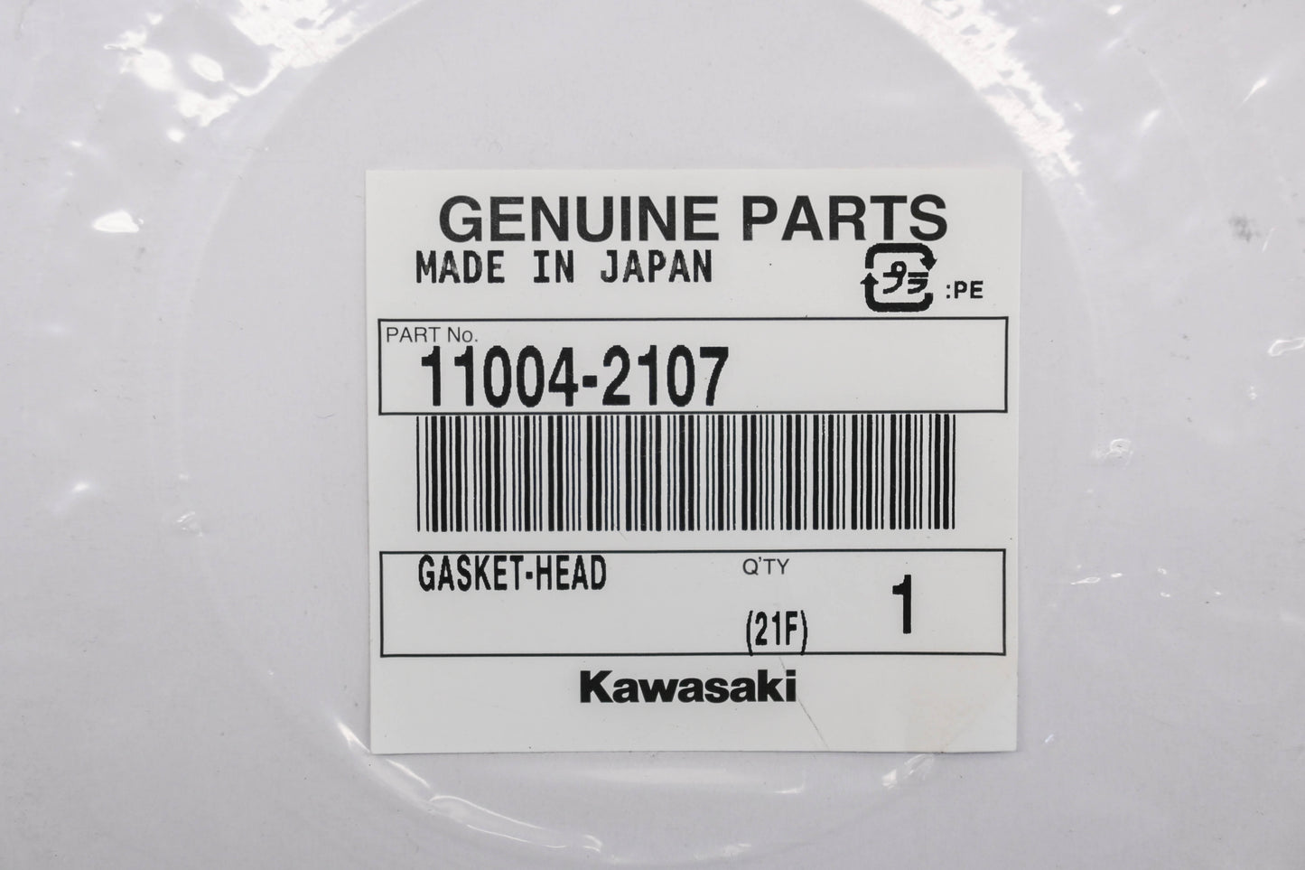 New OEM Kawasaki 11004-2107 Head Gasket NOS