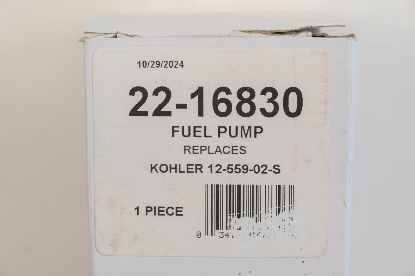 Rotary 22-16830, 12 559 02-S Fuel Pump Kit NOS
