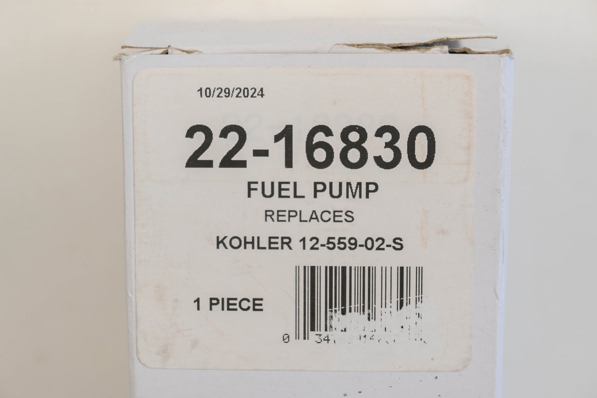Rotary 22-16830, 12 559 02-S Fuel Pump Kit NOS