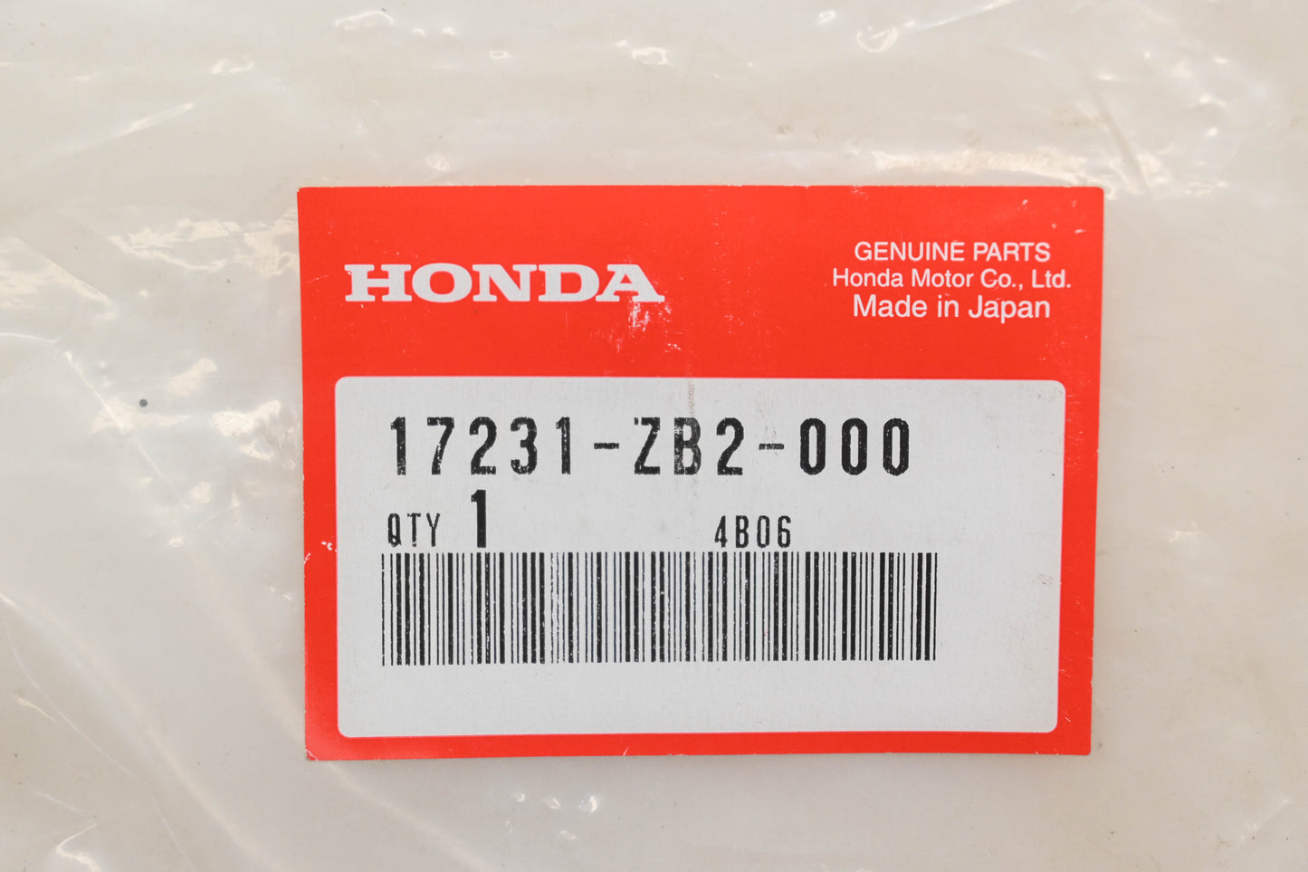 New OEM Honda 17231-ZB2-000 Air Cleaner Cover NOS