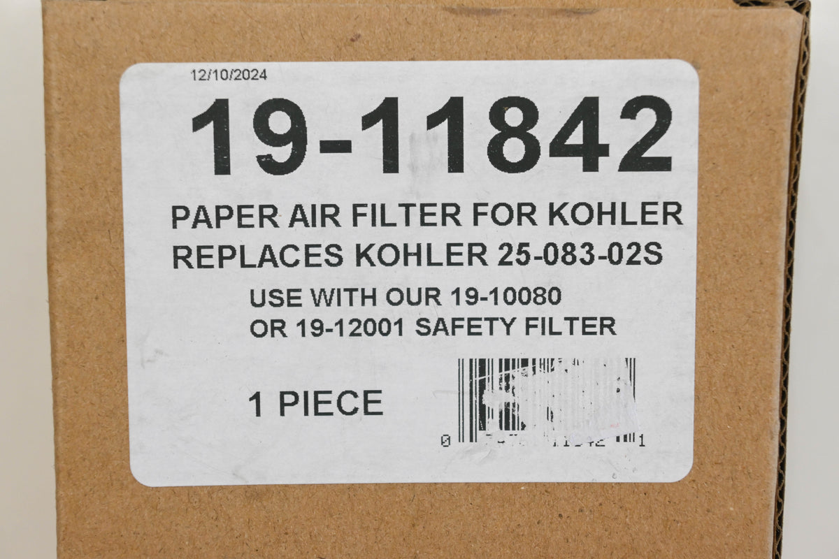Rotary 19-11842, 25-083-02S Air Filter NOS