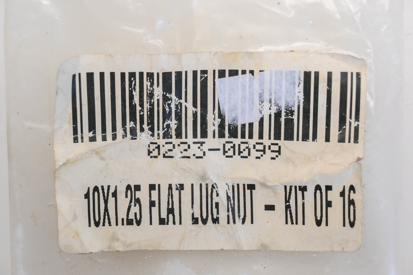 Aftermarket 0223-0099 M10-1.25 Chrome Flat Lug Nuts Qty 16 NOS