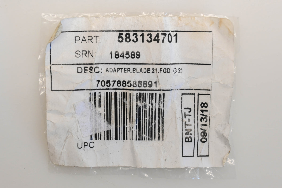 New OEM Husqvarna 583134701, 184589 Blade Adapter NOS