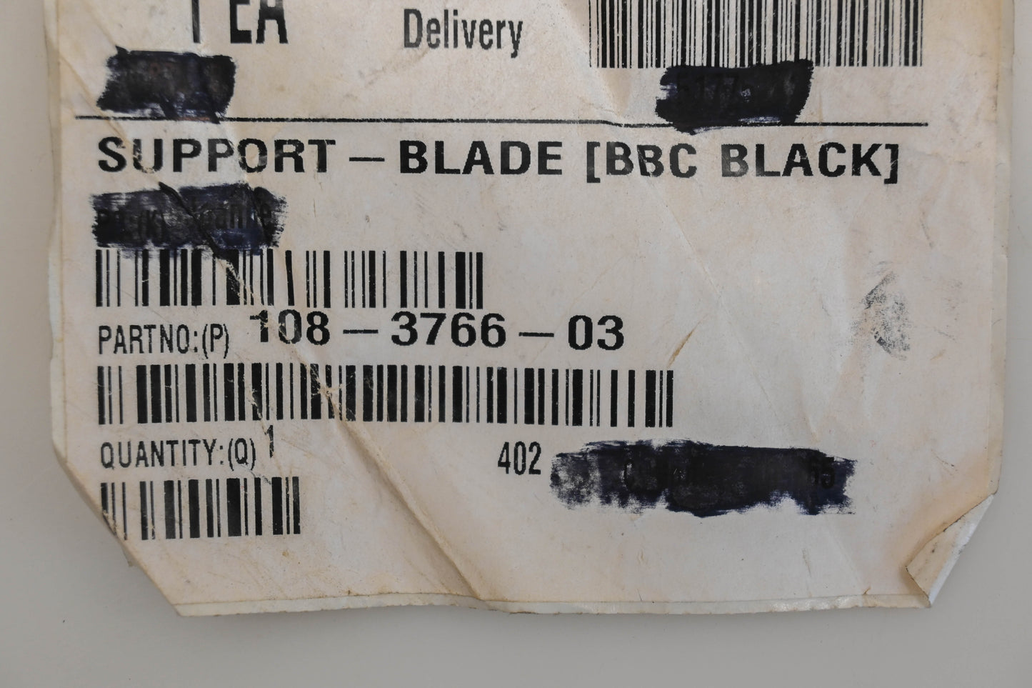 Toro 108-3766-03 Blade Support NOS