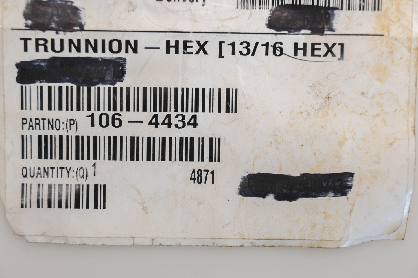 Toro 106-4434 13/16" Hex Trunnion NOS
