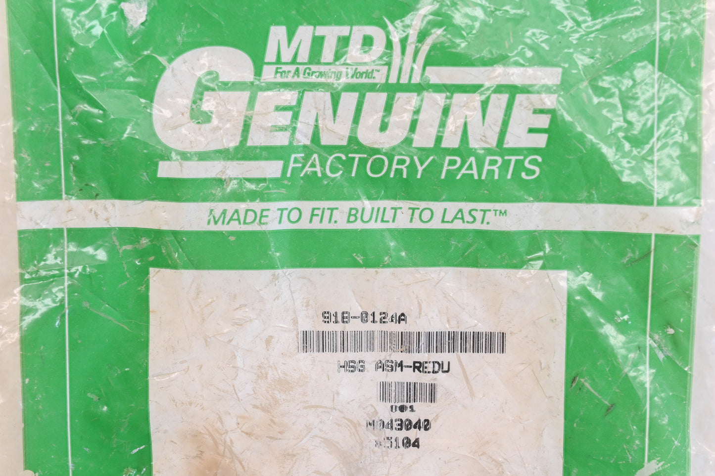 MTD 918-0124A LH Reducer Gearbox Housing NOS