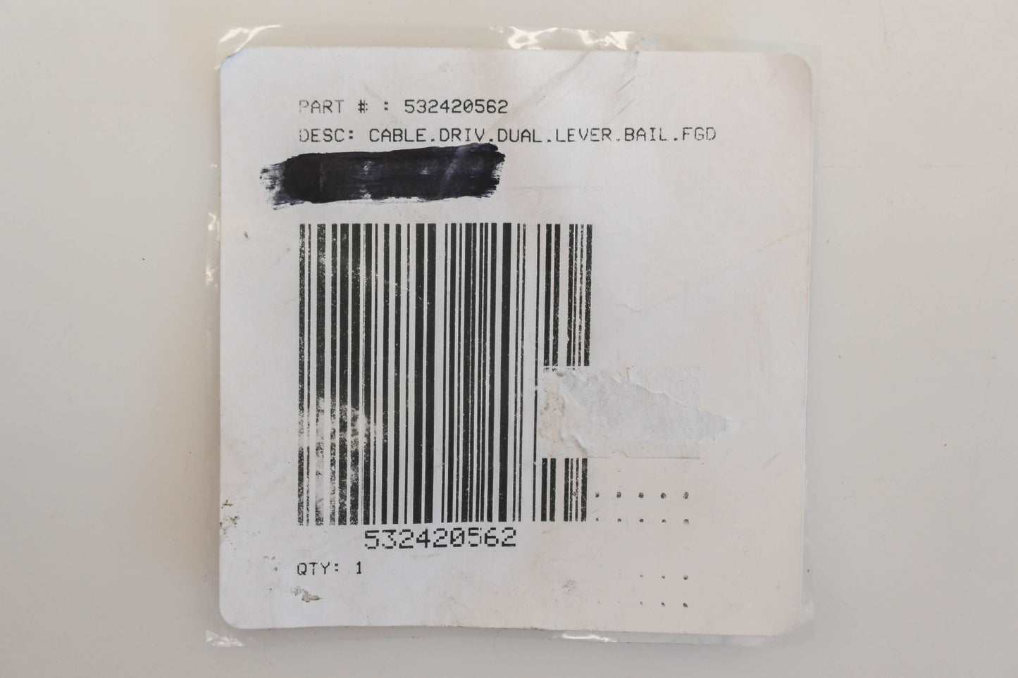New OEM Husqvarna 532420562 Drive Cable NOS
