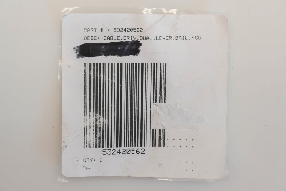 New OEM Husqvarna 532420562 Drive Cable NOS