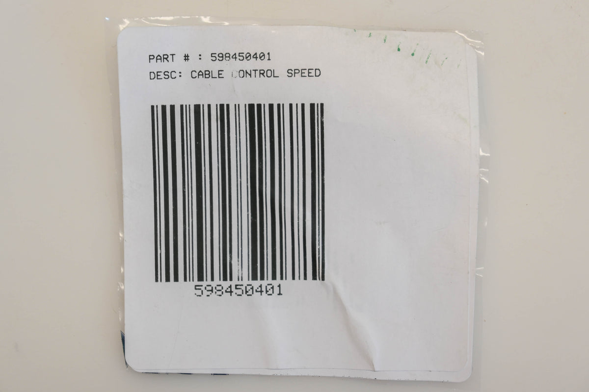 New OEM Husqvarna 598450401 Speed Control Cable NOS