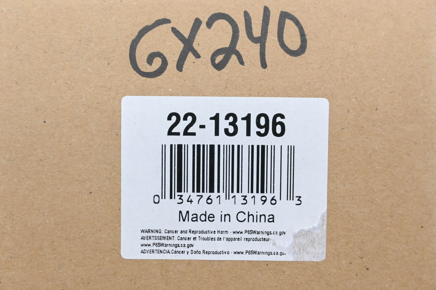 Rotary 22-13196, 16100-ZE2-W71, GX240 Carburetor Kit NOS
