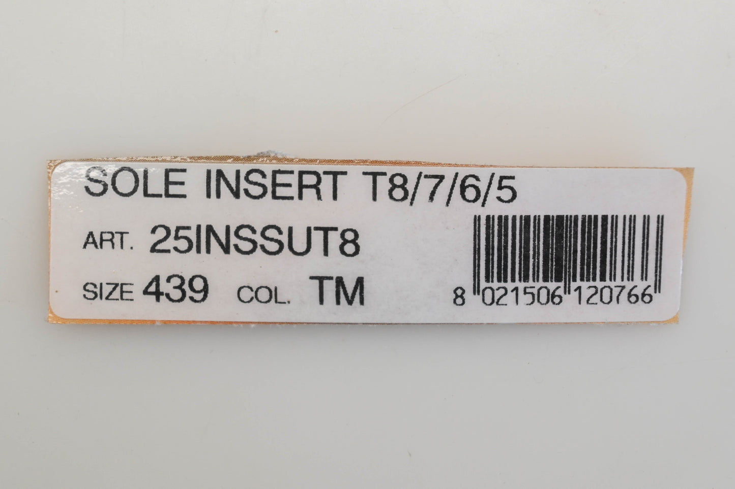 Alpinestars 25INSSUT8 Sole Insert Kit NOS