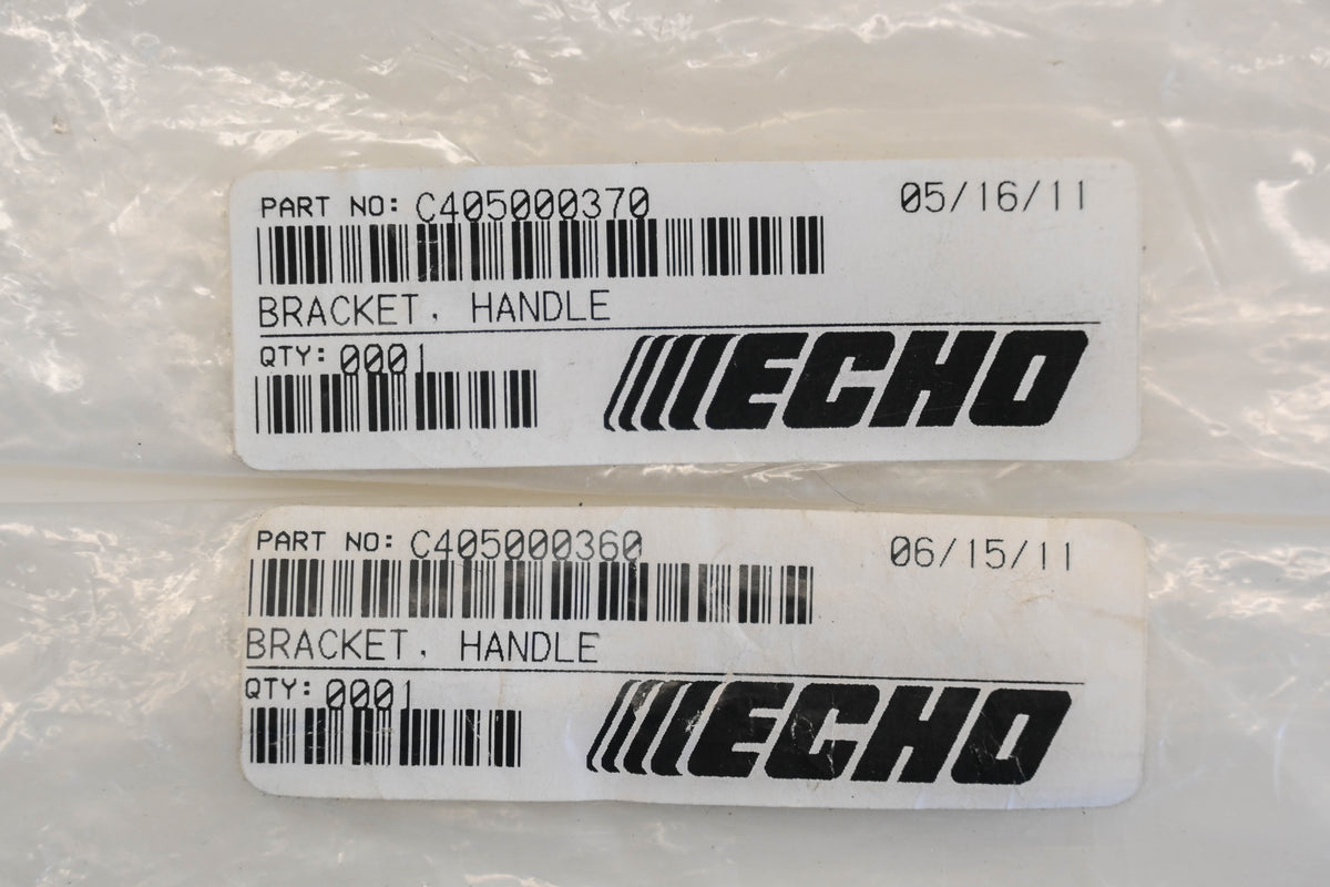 New OEM Echo C405000370, C405000360 Handle Bracket Kit NOS