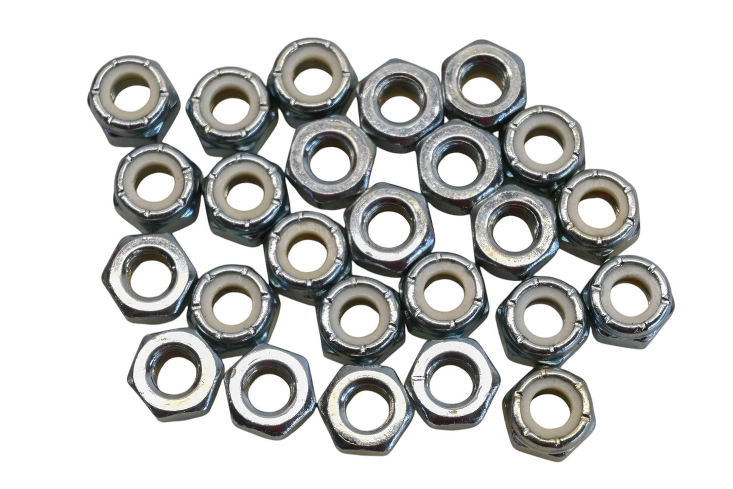 Aftermarket AZ004A-12 1/4" x 28 Nylon Lock Nuts Qty 25 NOS