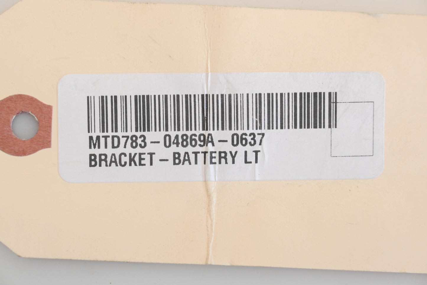 MTD 783-04869A-0637 Battery Bracket NOS