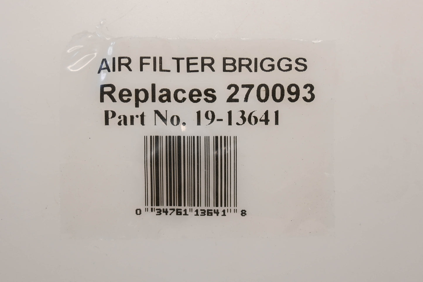 Rotary 19-13641, 270093 Air Filter NOS
