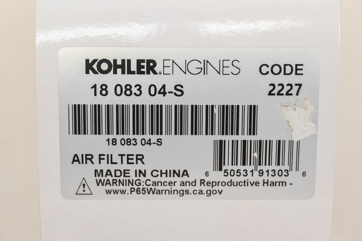 Kohler 18 083 04-S, 1808304S Air Filter Assembly NOS