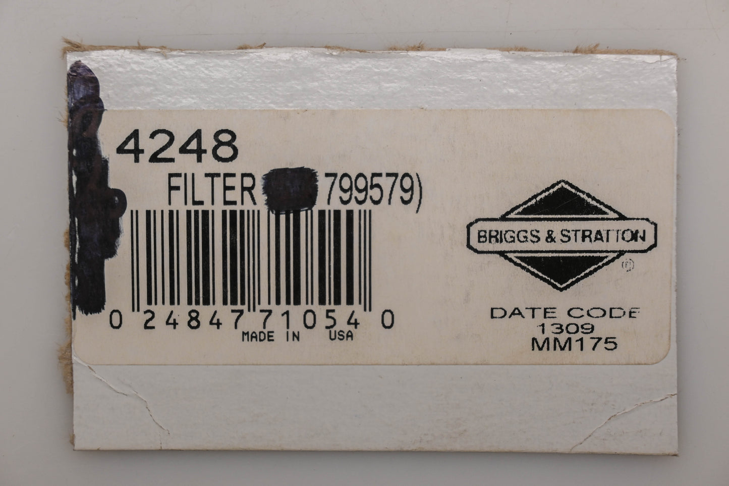 New OEM Briggs & Stratton 799579, 4248 Air Filters Qty 2 NOS