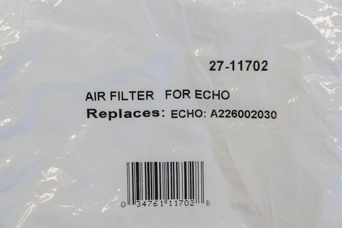 Rotary 27-11702, A226002030 Air Filter NOS