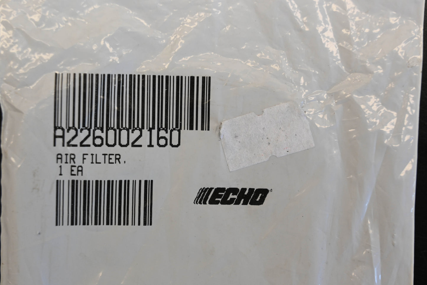 New OEM Echo A226002160 Air Filter NOS