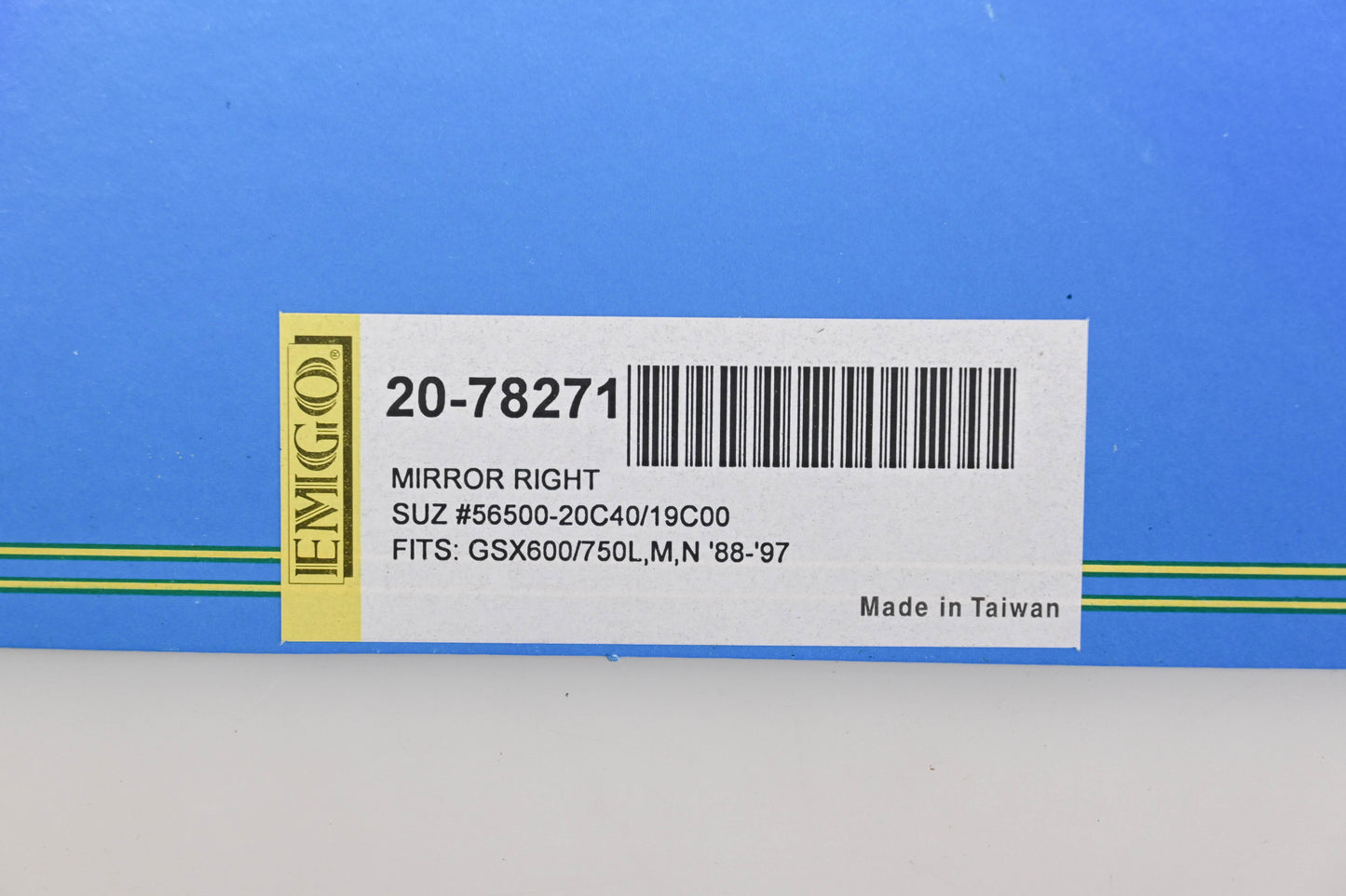 Emgo 20-78271, 56500-19C00, 56500-20C40 Mirror Kit NOS