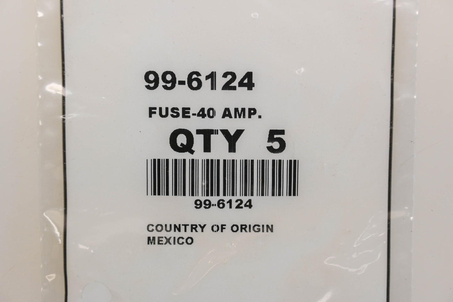 Toro 99-6124 40 Amp Fuses Qty 5 NOS