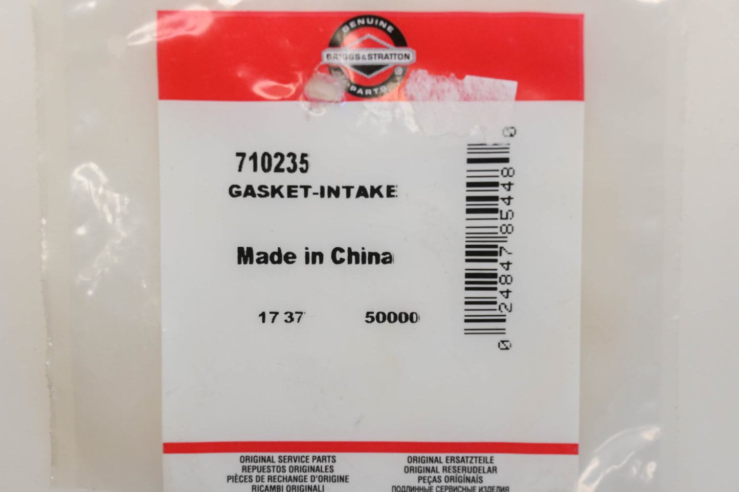 New OEM Briggs & Stratton 710235 Intake Gaskets Qty 2 NOS