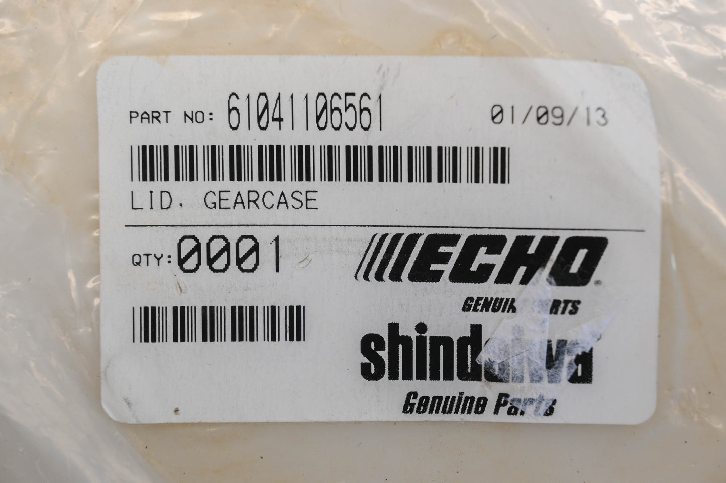 New OEM Echo 61041106561 Gearcase Lids Qty 2 NOS