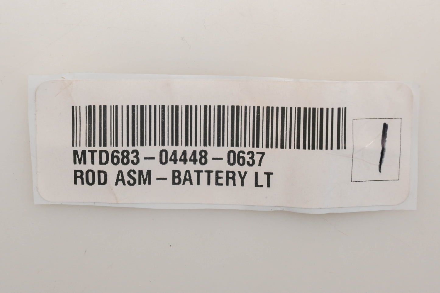 MTD 683-04448-0637 Battery Rod Assembly NOS
