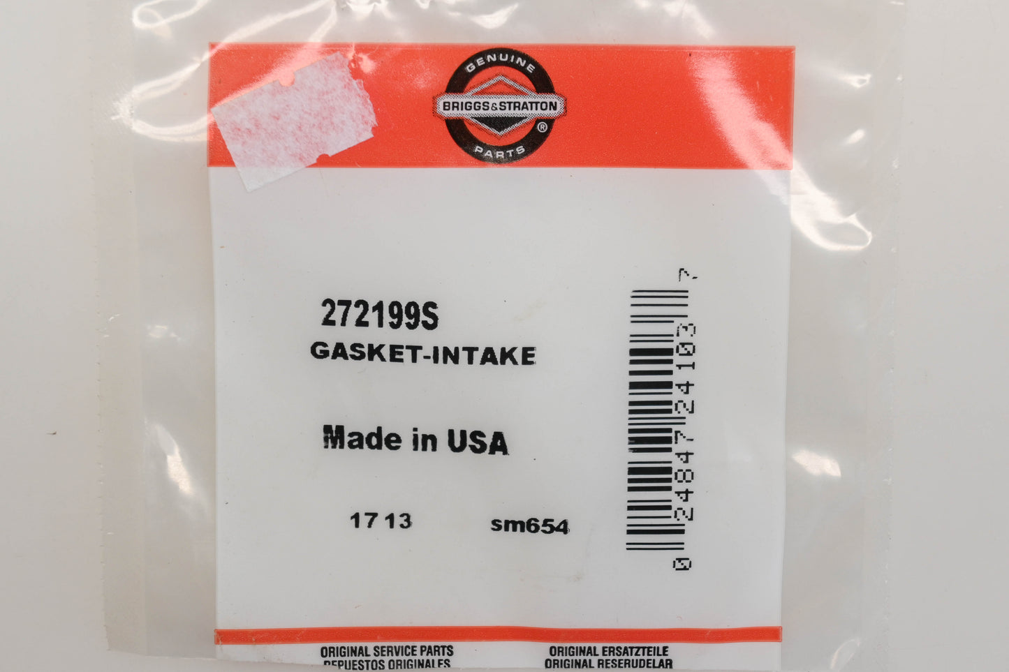 New OEM Briggs & Stratton 272199S Intake Gaskets Qty 4 NOS