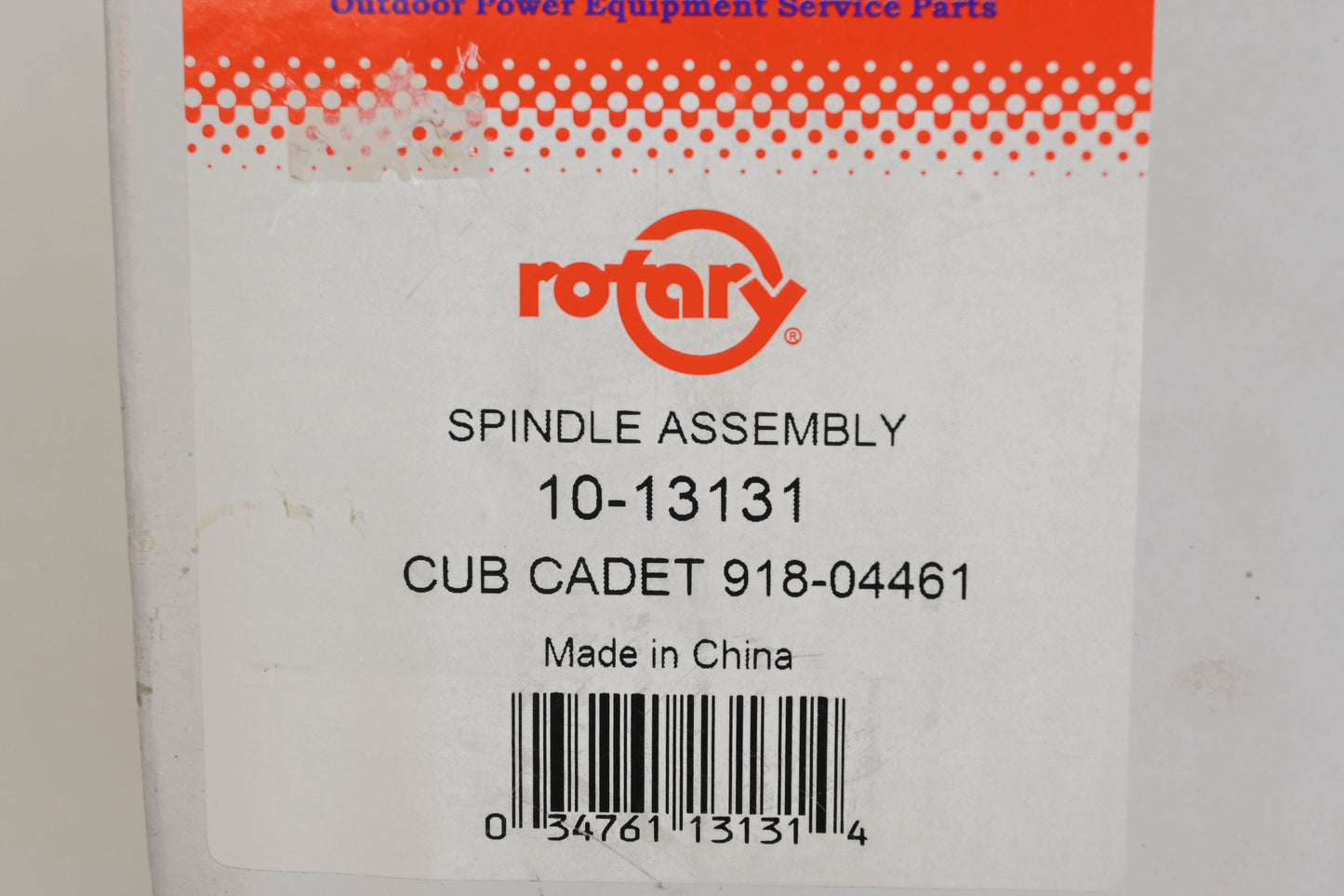 Rotary 10-13131, 918-04461, 618-04456 Spindle Assembly NOS