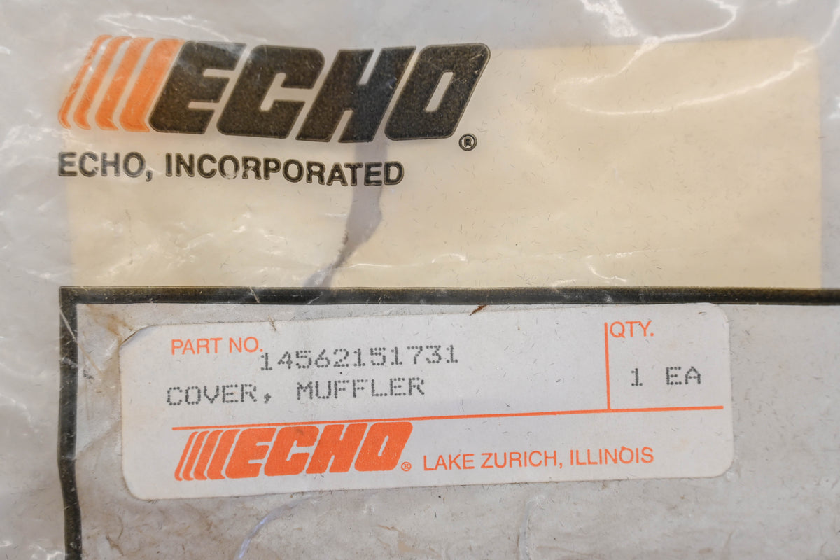 New OEM Echo 14562151731 Muffler Cover NOS