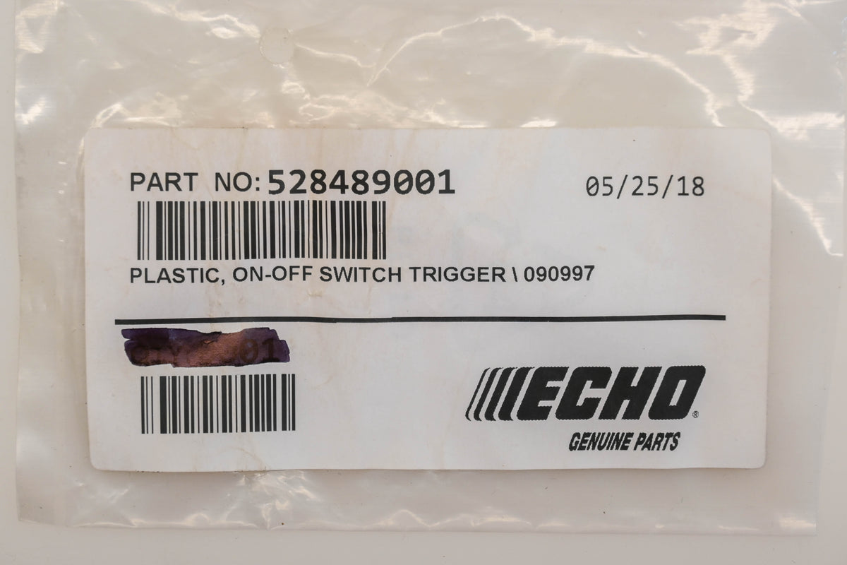 New OEM Echo 528489001 On-Off Switch Triggers Qty 2 NOS