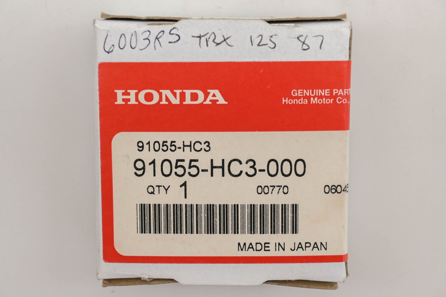 New OEM Honda 91055-HC3-000 17 x 35 x 10mm Wheel Bearing NOS