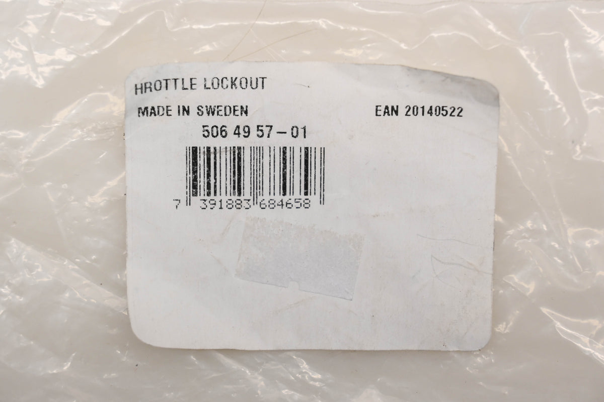 New OEM Husqvarna 506 49 57-01, 506495701 Throttle Lockout NOS