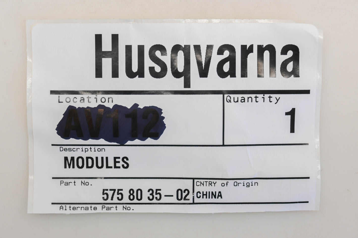 New OEM Husqvarna 575 80 35-02, 575803502 Ignition Coil NOS