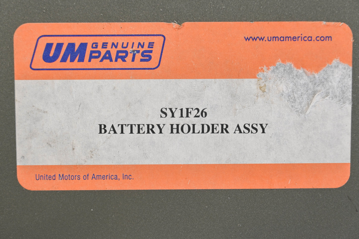 United Motors SY1F26 Battery Holder Assembly NOS