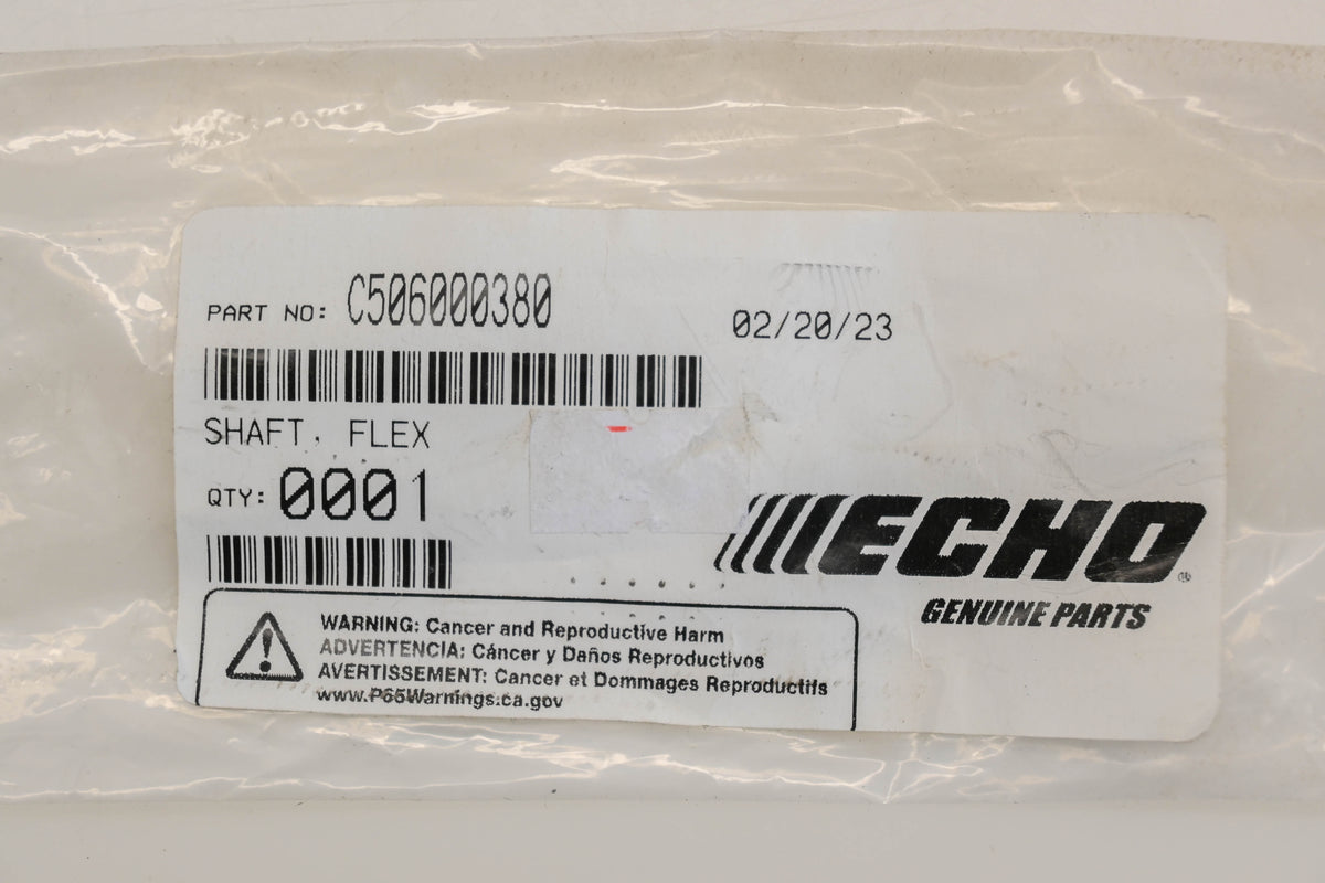 New OEM Echo C506000380 Flex Shaft NOS