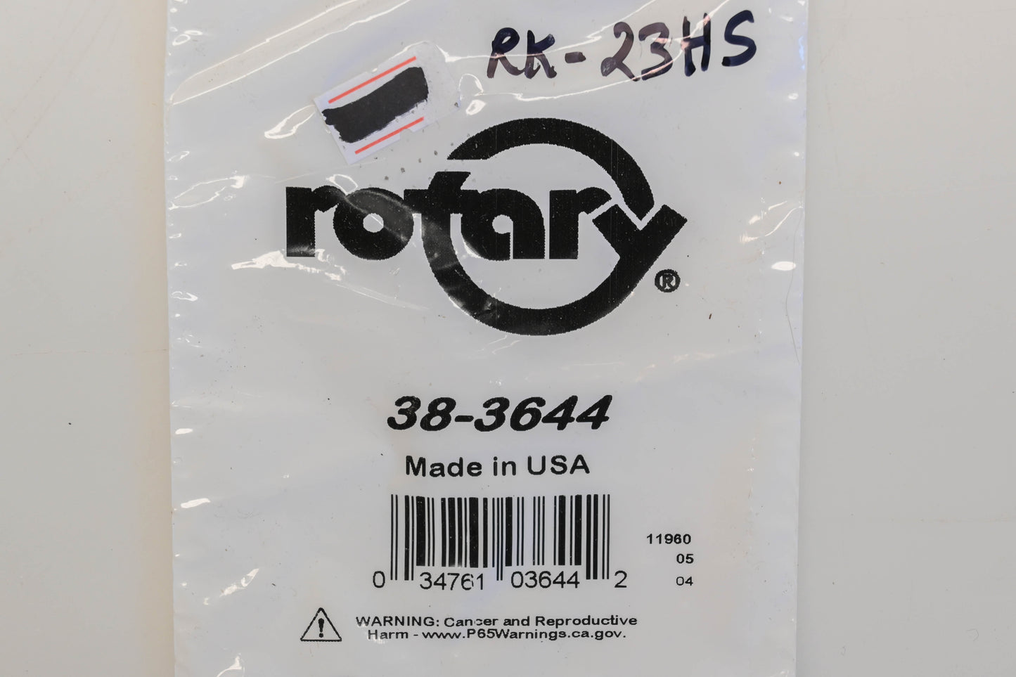 Rotary 38-3644, RK-23HS Carburetor Repair Kit NOS