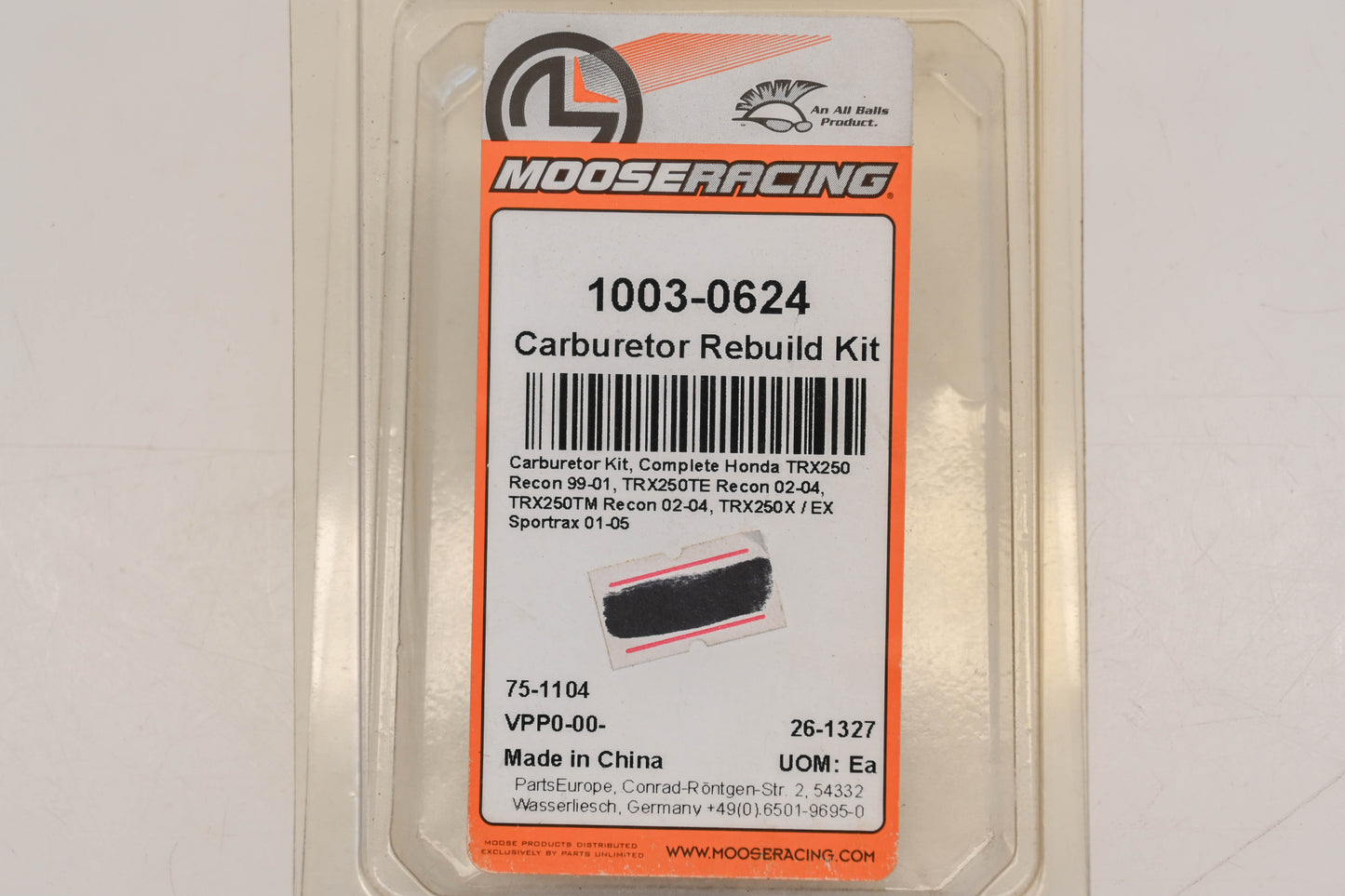 Moose Racing 1003-0624 Carburetor Repair Kit NOS