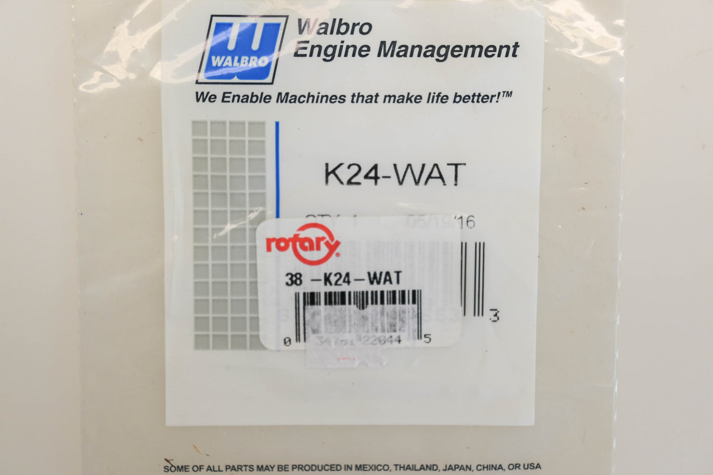 Walbro K24-WAT Carburetor Repair Kit NOS