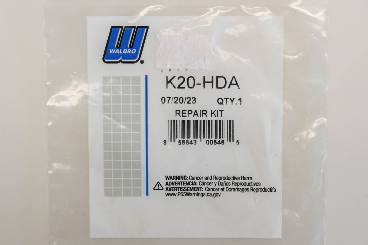 Walbro K20-HDA Carburetor Repair Kit NOS